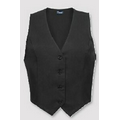 V42 Signature Black Female Fitted Twill Vest (X-Large)